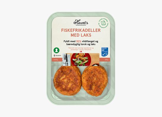 Fish cakes with salmon