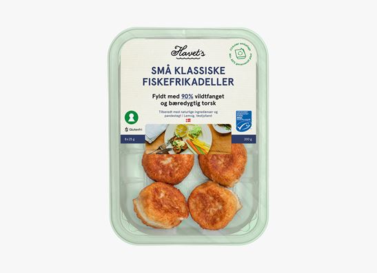 Small classic fish cakes